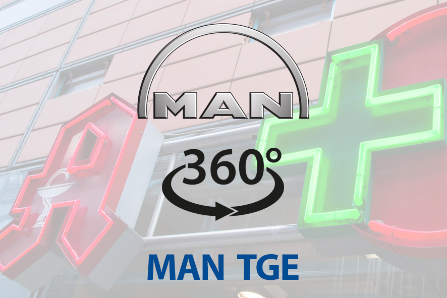360° Modell MAN TGE Pharma